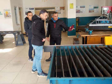 Akmeşe Konteyner Sınıf Üretecek Okulu Ziyaret Etti