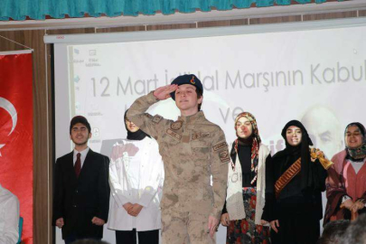 Çiftlikköy’de İstiklal Marşımızın Kabulünün 102’inci Yıldönümü Kutlandı