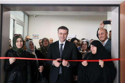 Kütüphane’nin Açılışını Akmeşe Yaptı