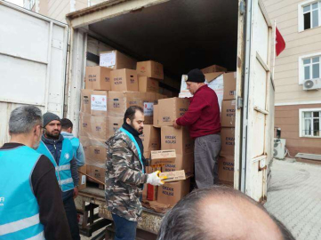 Deprem Bölgesine 18 Ton Gıda Yardımı