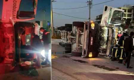 Yalova’da Tır Devrildi: 1 Yaralı