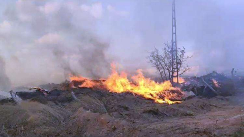 Altınova’daki Yangın Korkuttu
