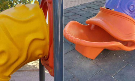 Vandallar Çocuk Parklarını Hedef Aldı