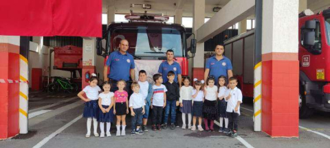 Yalova Koleji Anaokulu Öğrencileri İtfaiyeyi Ziyaret Etti