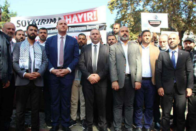 Cuma Namazı Çıkış İsrail’e Lanet Yağdı