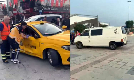 Meydanda Zincirleme Kaza