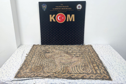 Roma Dönemi Mozaik Tablosu Ele Geçirildi