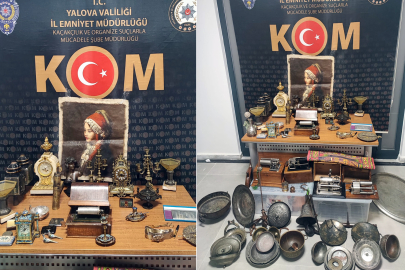 Yalova’da Tarihi Eser Kaçakçılığı Operasyonu