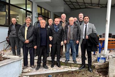 Ak Parti Yalova İl Başkanı Umut Güçlü, Dereköy’ü Ziyaret Etti