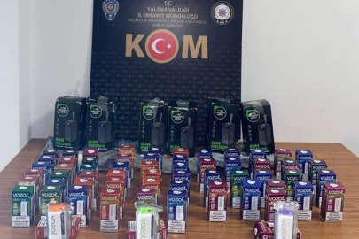 Yalova Polisi Elektronik Sigara Kaçakçılarına Göz Açtırmıyor