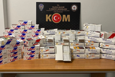 Yalova’da Ruhsatsız Silah Ve Makaron Operasyonu