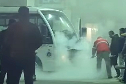 Akaryakıt İstasyonunda Yangın Yürekleri Ağızlara Getirdi