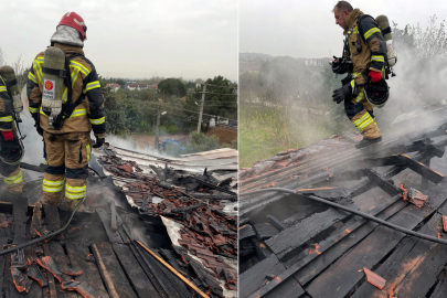 Şehit Ailesinin Evinde Yangın Çıktı