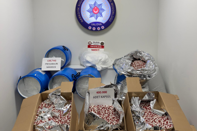 139 Kilo Sentetik Ecza Malzemesi Ele Geçirildi