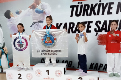 Çiftlikköy Belediyespor’un Minik Sporcusu Türkiye Şampiyonu Oldu