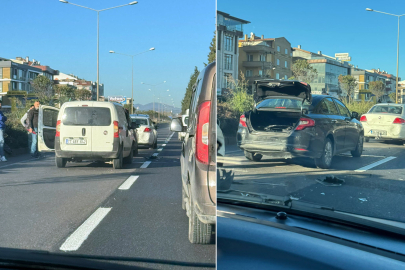 Zincirleme Kazada 6 Araç Birbirine Girdi