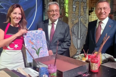 Yalovalı Sanatçı Suna Koçal Ülkemizi Stockholm’de Temsil Etti