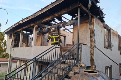 Çiftlikköy’de Korkutan Ev Yangını