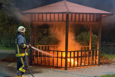 Vandallar Kamelyayı Ateşe Verdi