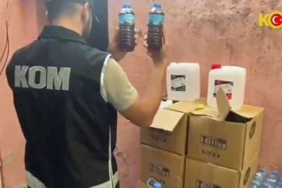 Yalova’da Kaçak İçki Operasyonu
