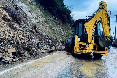 Esenköy'de Heyelan Yaşandı