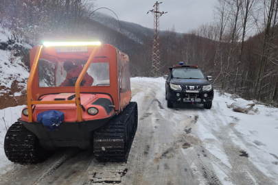 Delmece Yaylası Yolunda Mahsur Kalan 35 Kişi Kurtarıldı