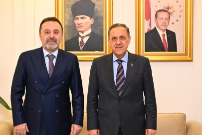 Özdemir'den Vali Usta'ya Hayırlı Olsun Ziyareti