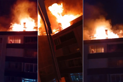 Terasta Yakılan Mangal Yangına Neden Oldu