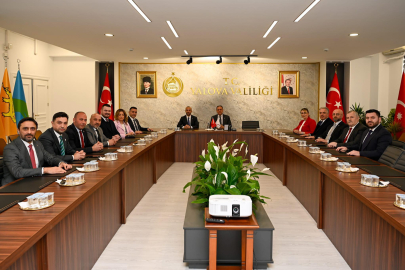 Ak Parti Heyetinden Vali Usta’ya Hayırlı Olsun Ziyareti