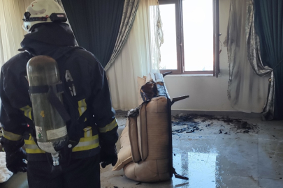 Yalova'da Ev Yangını Korkuttu