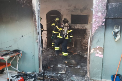 Çiftlikköy'de Korkutan Yangın