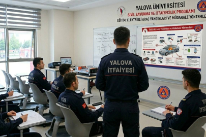 Geleceğin İtfaiyecilerine Elektrikli Araç Yangını Eğitimi