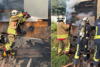 Baraka Yangını Bütümeden Söndürüldü
