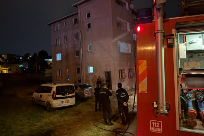 Elmalık Köyünde Korkutan Yangın