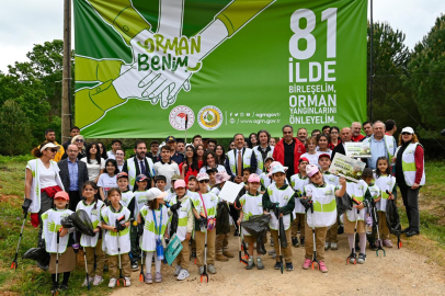 Ormanlara Atılan Çöpler Toplandı