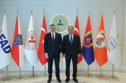 Vali Usta İçişleri Bakanını Ziyaret Etti