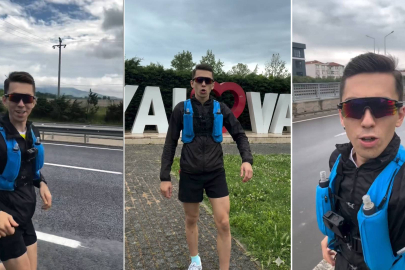 Yalova'dan Bursa'ya Koştu