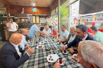 Güçlü’den Esnafa Ziyaret