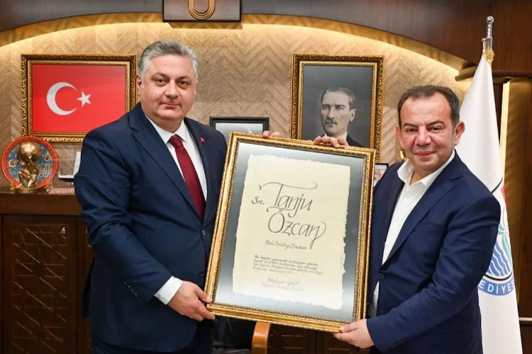 Bolu Belediye Başkanı Tanju Özcan, Başkan Gürel’i Ziyaret Etti