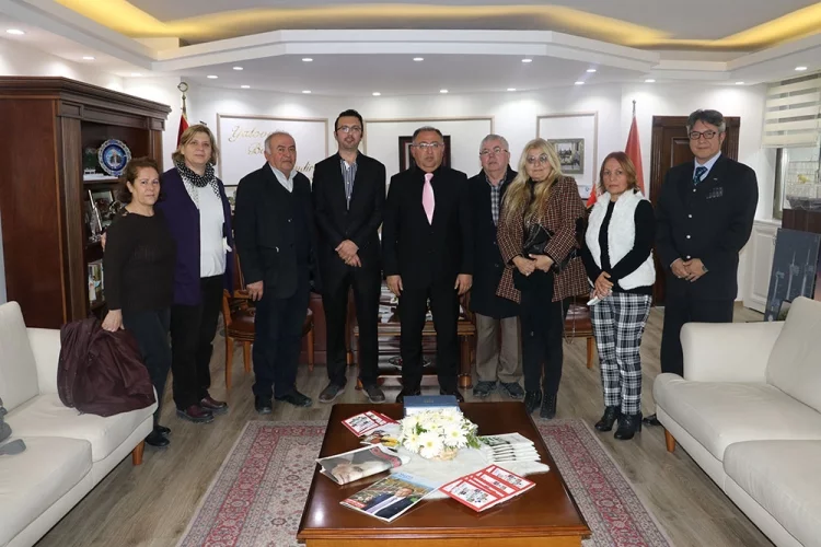 CHP İlçe Yöneticilerinden Başkan Salman’a Ziyaret