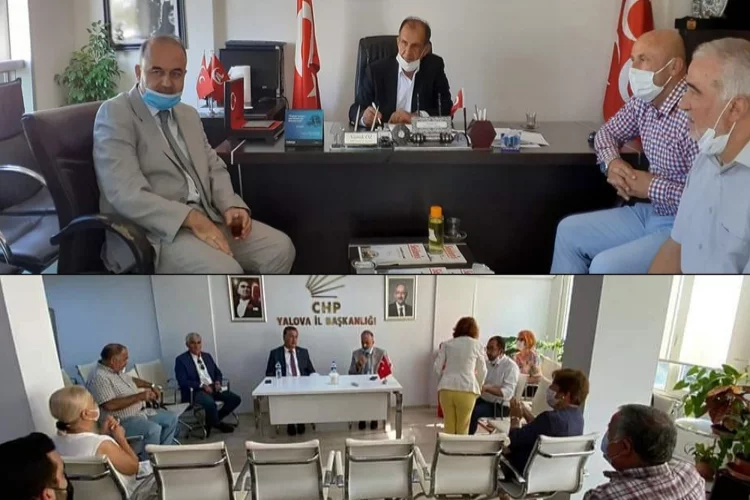 Vali Erol’dan MHP Ve CHP’ye Hayırlı Olsun Ziyareti