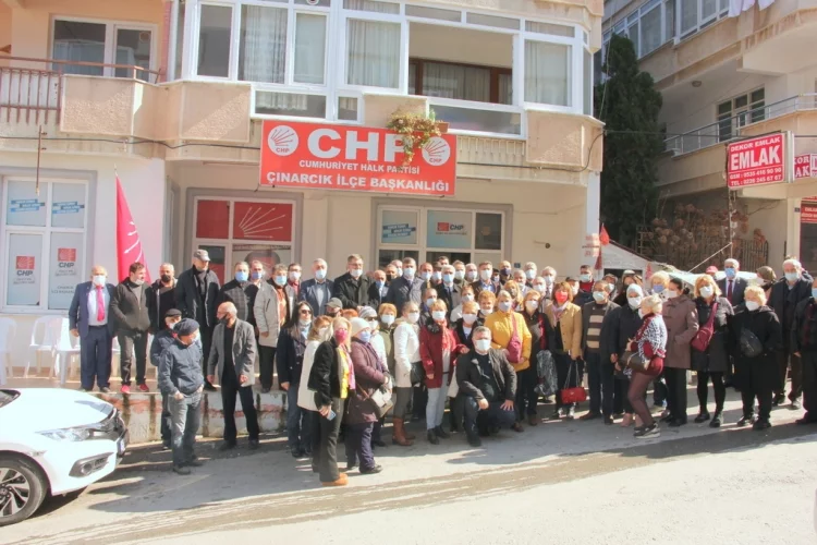 Çınarcık’ta CHP’ye Büyük Katılım