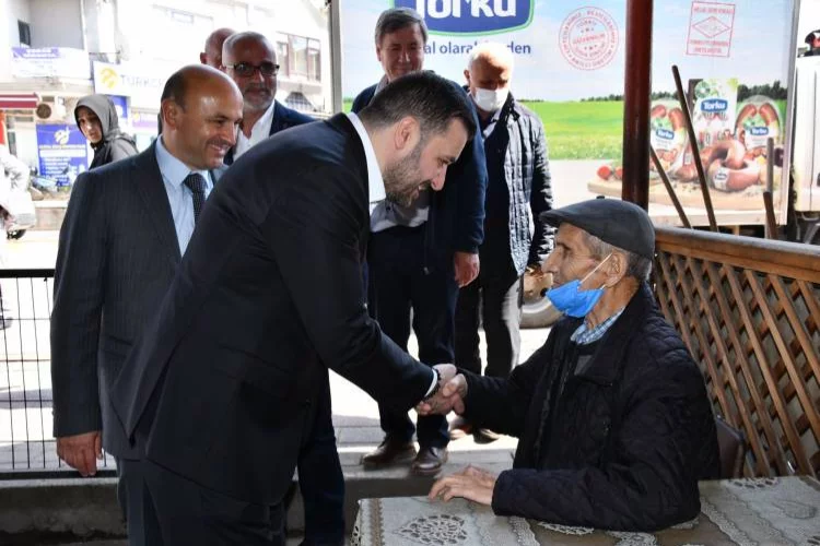 İl Başkanı Bağatar, Altınova’da Esnafı Gezdi