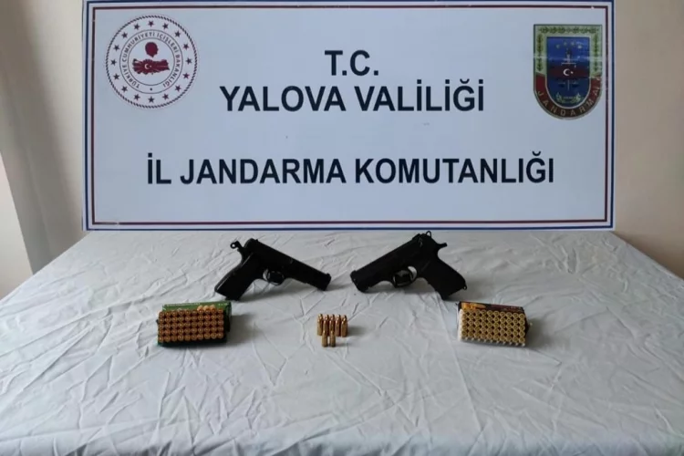 Yalova’da Silah Kaçakçılığı Operasyonu
