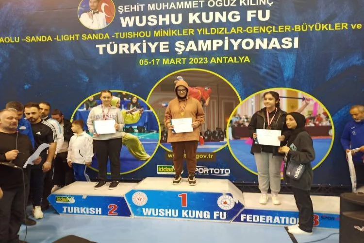 Yalovalı Wushucular Antalya’da Madalya Yağmuruna Tutuldu